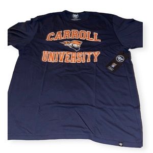 47 Brand Carroll University Pioneers Atlas Blue Tee